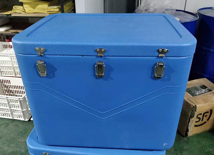 100L藍(lán)色生鮮轉(zhuǎn)運(yùn)輸箱